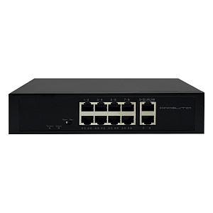 Коммутатор (свитч) на 8 POE ( 802.3af/at ) портов +2 Ethernet порта 1000Mbs Орбита OT-VNP41